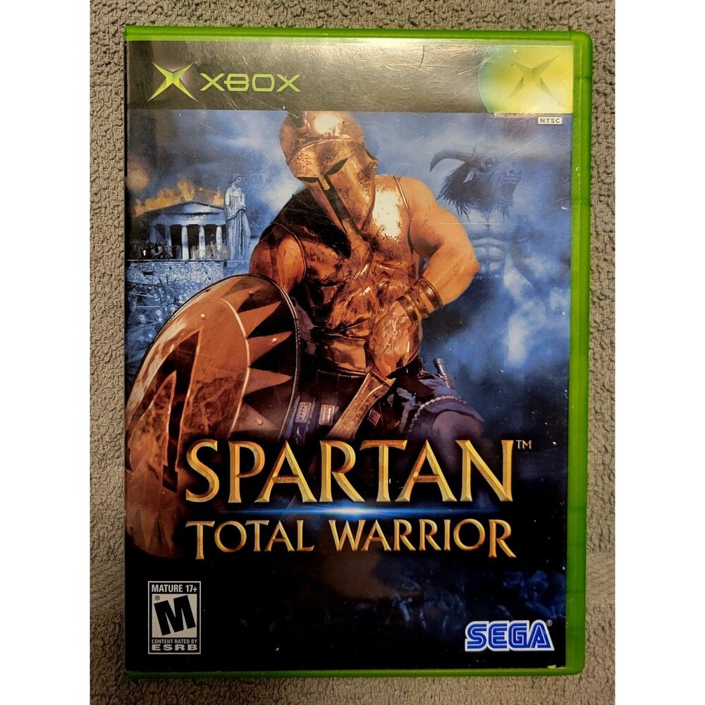 OG Xbox: Spartan Total Warrior / CASE & MANUAL ONLY / NO GAME DISC/ FAST SHIPP
